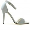 Women sandals 1238 patent gray deschis