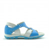 Small children sandals 09c turcoaz+white