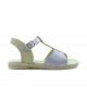 Small children sandals 40c patent purple+beige 