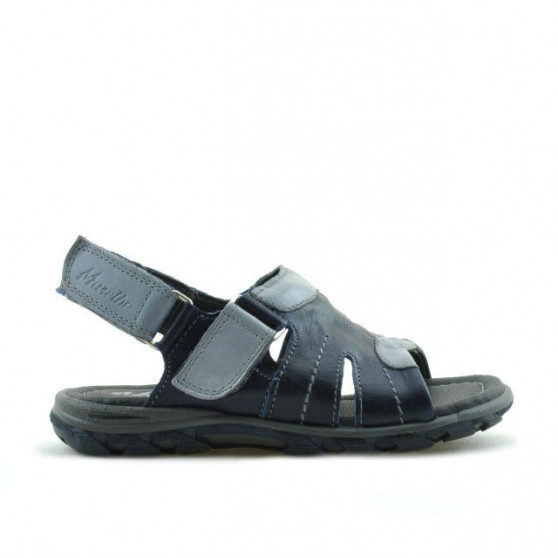 Small children sandals 41c indigo+gray