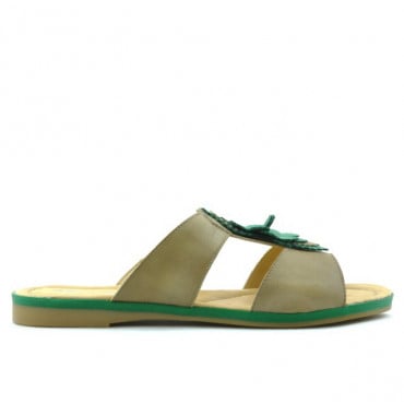 Sandale dama 5008 maro+verde