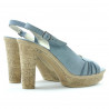 Sandale dama 597 bleu velur