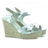 Women sandals 5021 silver