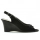 Sandale dama 596 negru velur