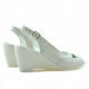 Women sandals 599 white+indigo