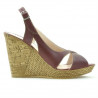 Women sandals 5015 burgundy