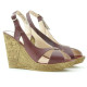 Women sandals 5015 burgundy