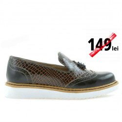Women casual shoes 659 patent cafe combined