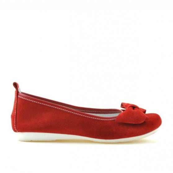 Children shoes 141 red velour