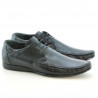 Men stylish, elegant, casual shoes 862 black