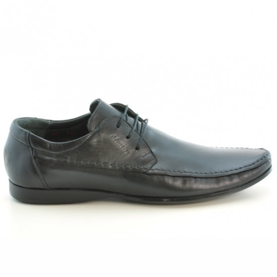 Men stylish, elegant, casual shoes 862 black