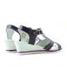 Children sandals 533 patent purple combined