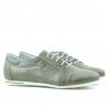 Women casual, sport shoes 646 sand+white