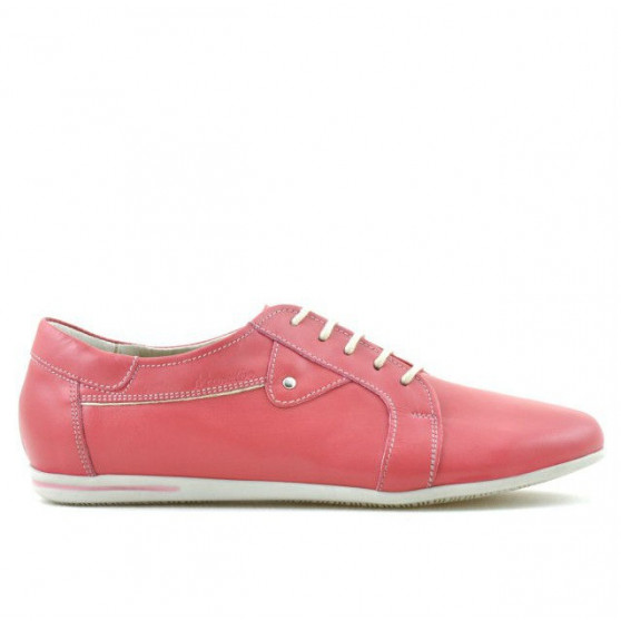 Women casual, sport shoes 646 coral+beige