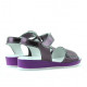 Children sandals 532 purple pearl