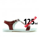 Children sandals 534 patent red