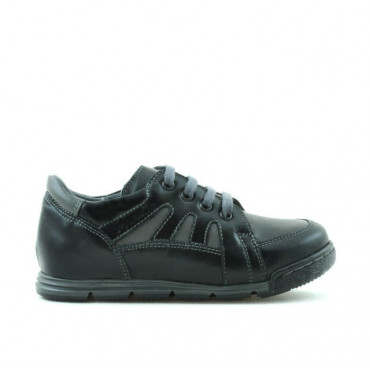 Pantofi copii mici 04c negru+gri