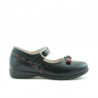Small children shoes 12c black+bordo