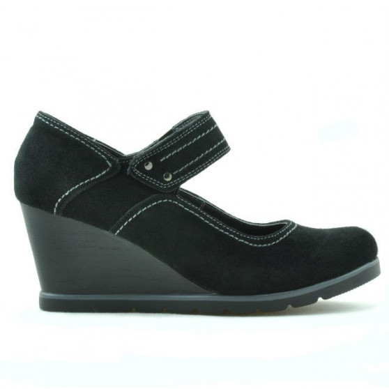 Women casual shoes 199 black velour