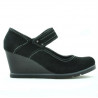 Women casual shoes 199 black velour