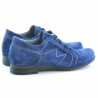 Pantofi casual dama 608 indigo velur