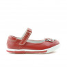 Pantofi copii mici 06c rosu+alb
