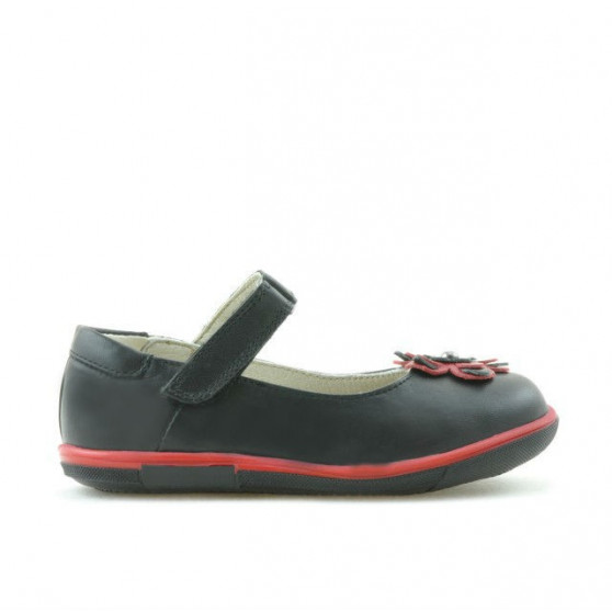 Small children shoes 06c black + red