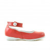 Small children shoes 17c patent red coral