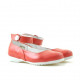 Small children shoes 17c patent red coral