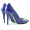 Pantofi eleganti dama 1241 lac albastru