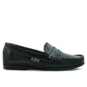 Women loafers, moccasins 661 black