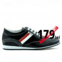 Pantofi sport adolescenti 394 negru+alb