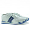 Teenagers stylish, elegant shoes 311 white+indigo