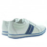 Teenagers stylish, elegant shoes 311 white+indigo