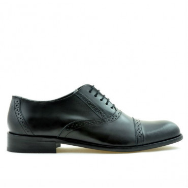 Pantofi eleganti barbati 801 negru florantic