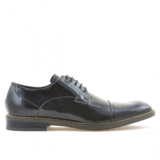 Men stylish, elegant shoes 814 a indigo