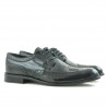 Men stylish, elegant shoes 799 indigo florantic