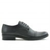 Men stylish, elegant shoes 787 black