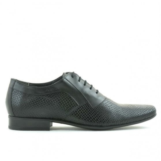 Men stylish, elegant shoes 798 black combined