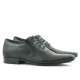 Men stylish, elegant shoes 798 black combined
