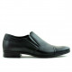 Men stylish, elegant shoes 740 black