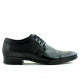 Men stylish, elegant shoes 742 black