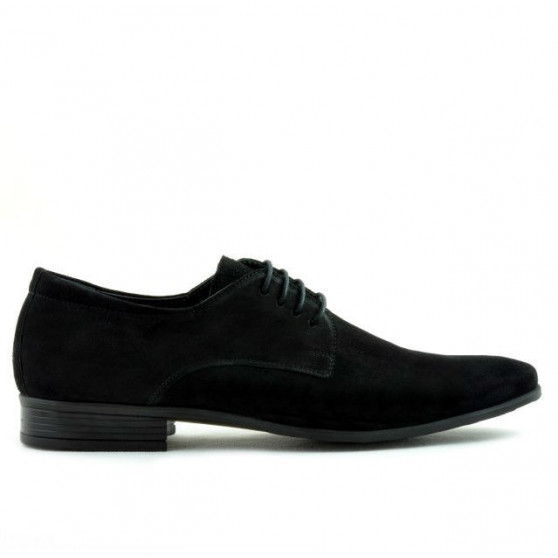 Pantofi eleganti barbati 786 negru velur