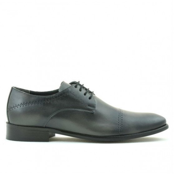 Men stylish, elegant shoes 822 a gray