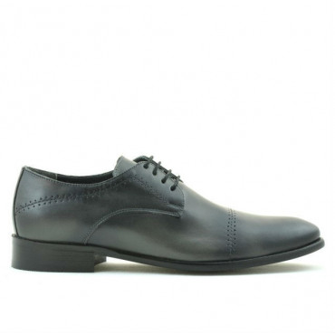 Men stylish, elegant shoes 822 a gray