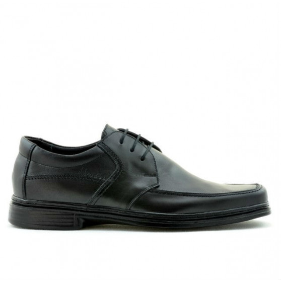 Men stylish, elegant shoes 936 black