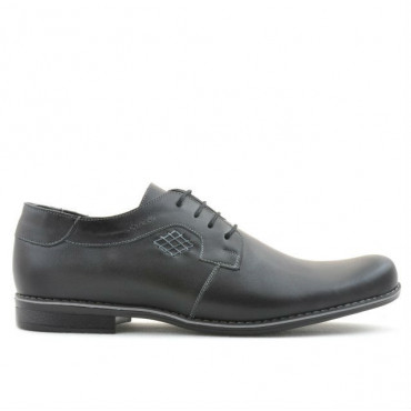 Men stylish, elegant, casual shoes 730 black