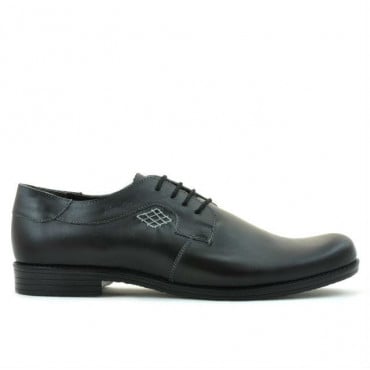 Men stylish, elegant, casual shoes (large size) 730m black