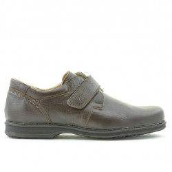 Men stylish, elegant, casual shoes 854sc brown scai