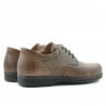 Men stylish, elegant, casual shoes 855 brown